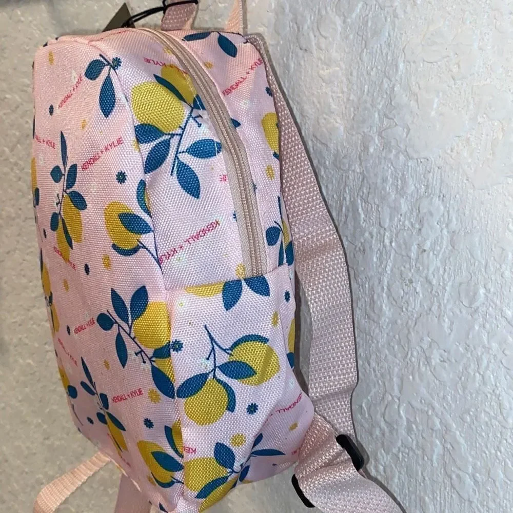 NWT Kendall & Kylie Mini Backpack Lemons ponk